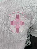 2025-26 Brazil Pink White Special Edition Player Version Soccer Jersey