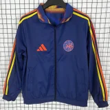 2025-26 Ajax Orange & Royal blue Double Sided Windbreaker (双面风衣)