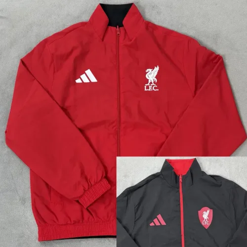 2025-26 LIV Red & Black Double Sided Windbreaker (双面风衣)