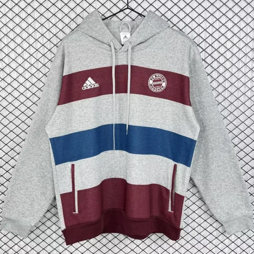 2025-26 Bayern Gray Retro Hoody