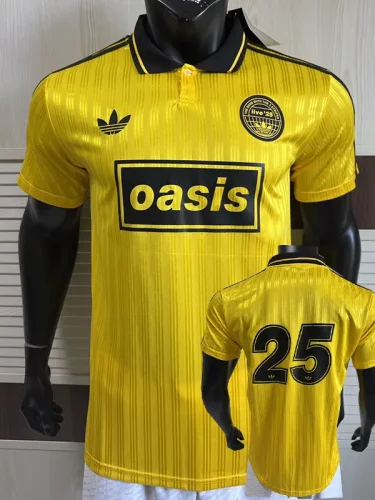 2025 Ad Oasis Joint Edition #25 Player Version Yellow Polo Short Sleeve