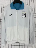 2025-26 Santos FC Green & White Double Sided Windbreaker (双面风衣)