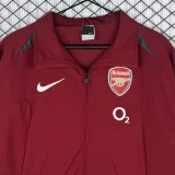 2005-2006 ARS Jujube red Retro Windbreaker