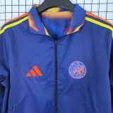 2025-26 Ajax Orange & Royal blue Double Sided Windbreaker (双面风衣)