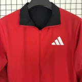 2025-26 AD Red & Black Double Sided Windbreaker (双面风衣)