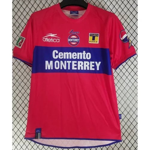 2001-2002 Tigres UANL Red Retro Soccer Jersey