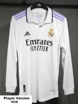 2022-23 RMA Home Long Sleeve Player Version Soccer Jersey (长袖球员)