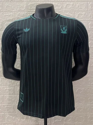 2025-26 LIV Black Casual Edition Player Version Training shirts (条纹)