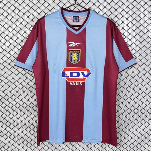 1999-2000 Aston Villa Home Retro Soccer Jersey