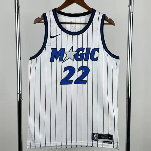 2025-26 Magic WAGNER #22 White Top Quality Hot Pressing NBA Jersey(条纹)