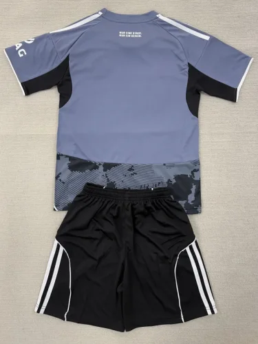 2025-26 Frankfurt Third Kids Soccer Jersey