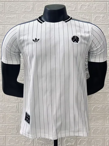 2025-26 Newcastle White Casual Edition Player Version Training shirts