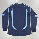 2006 Argentina Away Long Sleeve Retro Soccer Jersey (长袖)