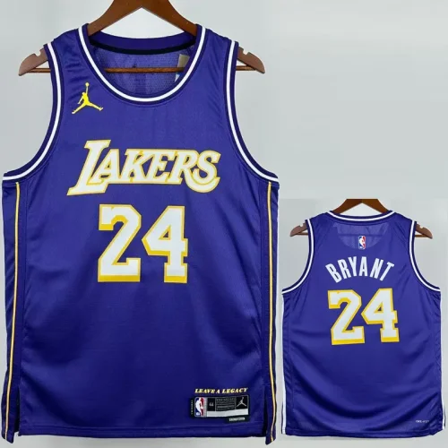 2025-26 Lakers BRYANT #24 Purple Top Quality Hot Pressing NBA Jersey (Trapeze Edition) 飞人版