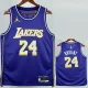2025-26 Lakers BRYANT #24 Purple Top Quality Hot Pressing NBA Jersey (Trapeze Edition) 飞人版