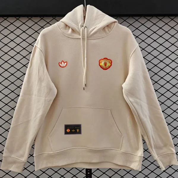 2025-26 Man Utd Khaki Hoody 卡其色(加绒)