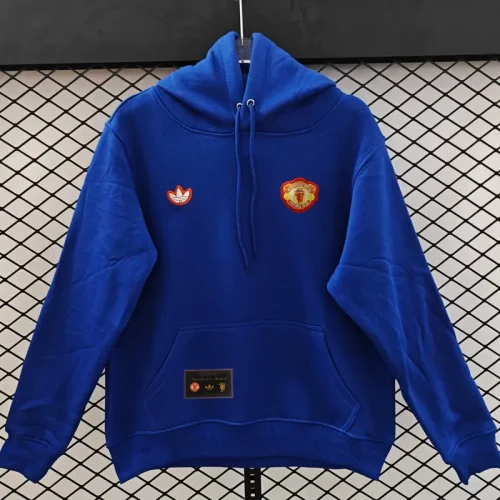 2025-26 Man Utd Fancy blue Hoody 彩蓝色(加绒)