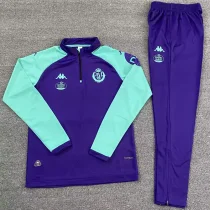 2025-26 Valladolid Purple Green Half Pull Tracksuit (Pants Have Pocket)(半拉链) 2025-26 Valladolid Purple Green Half Pull Tracksuit (Pants Have Pocket)(半拉链)