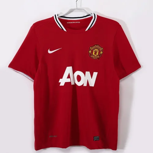2011-2012 Man Utd Home Retro Soccer Jersey