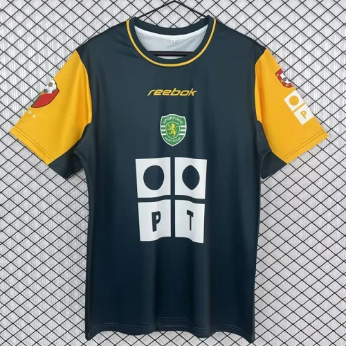 2002-2003 Sporting Lisbon Dark Green Retro Training shirts (深绿)