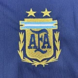 2006 Argentina Away Long Sleeve Retro Soccer Jersey (长袖)
