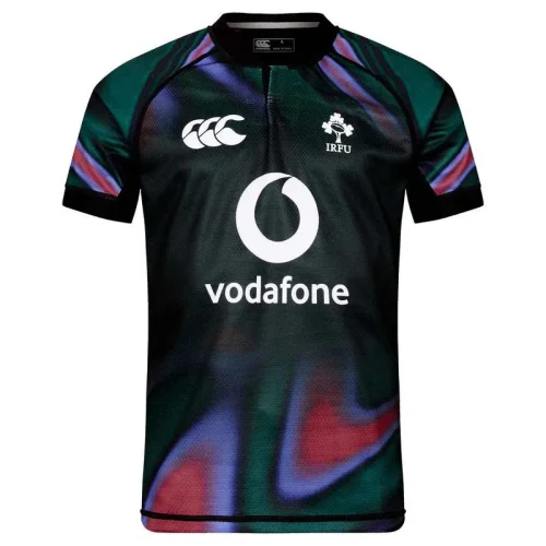 2026 Ireland Black Green Rugby Jersey