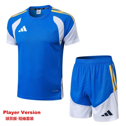 2025-26 AD Fancy blue Player Version Training Short Suit (球员短套装)#D2505
