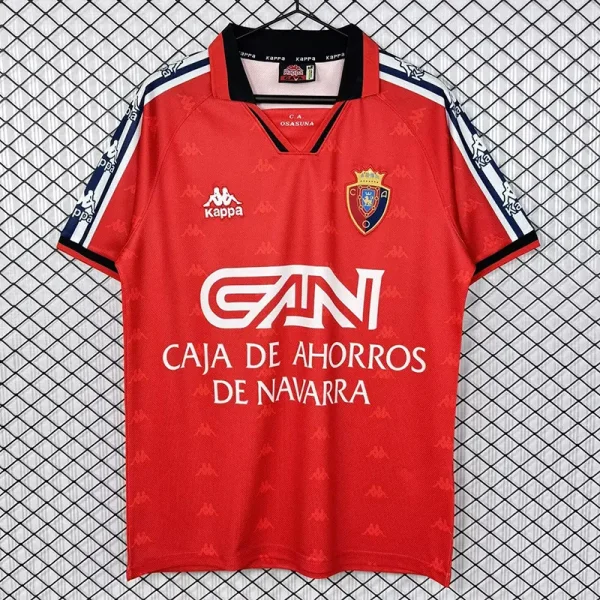 1995-1996 Osasuna Home Retro Soccer Jersey