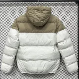 2025-26 LT871 NK Khaki White Hooded Cotton Coat #棉衣
