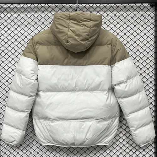 2025-26 LT871 NK Khaki White Hooded Cotton Coat #棉衣