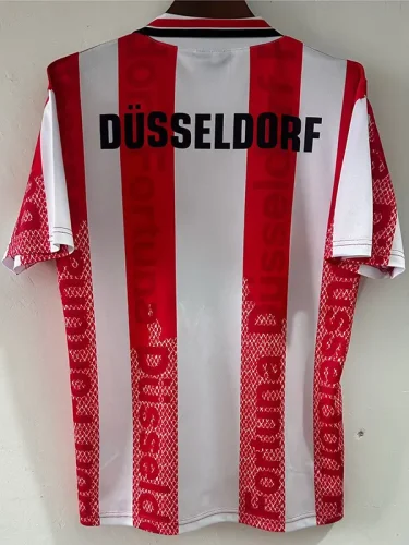 1998 Fortuna Dusseldorf Red White Retro Soccer Jersey