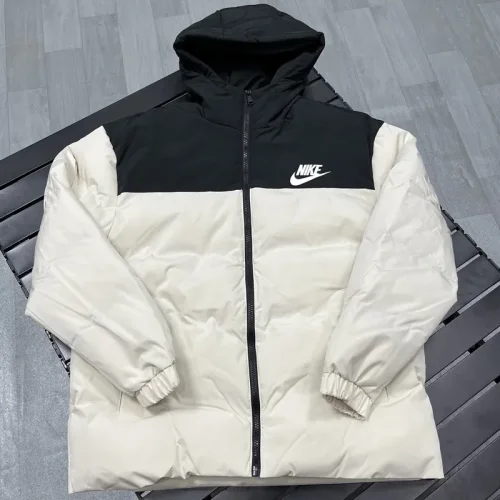 2025-26 XD9901 NK Black White Hooded Cotton Coat #棉衣