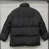2025-26 X9002 NK Black Hooded Cotton Coat #棉衣