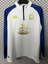 2025-26 La Coruna White Half Pull Sportswear Top #半拉上衣 2025-26 La Coruna White Half Pull Sportswear Top #半拉上衣