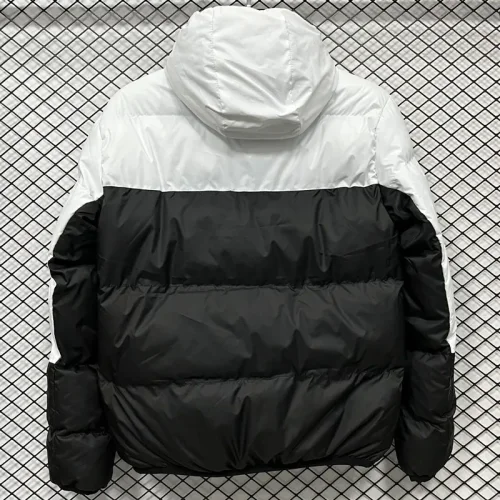 2025-26 CV001 NK White Black Hooded Cotton Coat #棉衣