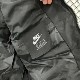 2025-26 XD9901 NK Black Hooded Cotton Coat #棉衣