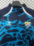 2025-26 Malaga Blue Black Half Pull #Sportswear Top #半拉上衣