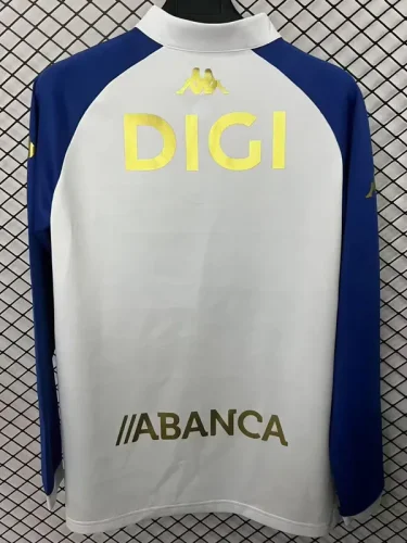 2025-26 La Coruna White Half Pull Sportswear Top #半拉上衣