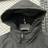 2025-26 XD9901 NK Black Hooded Cotton Coat #棉衣