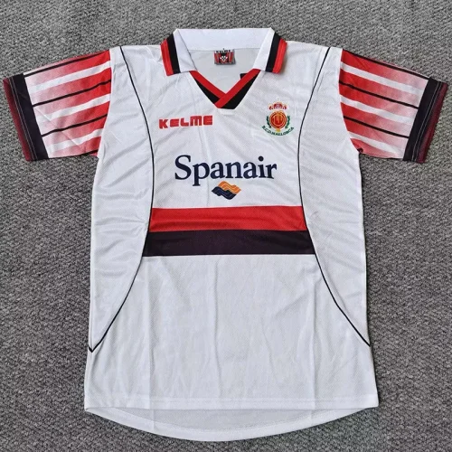 1997-1999 Mallorca White Retro Soccer Jersey