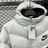 2025-26 CV003 NK White Black Hooded Cotton Coat #棉衣