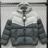 2025-26 LT871 NK Gray Hooded Cotton Coat #棉衣