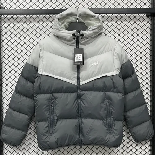 2025-26 LT871 NK Gray Hooded Cotton Coat #棉衣