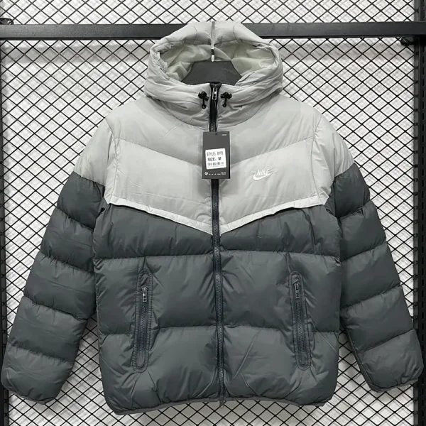 2025-26 LT871 NK Gray Hooded Cotton Coat #棉衣