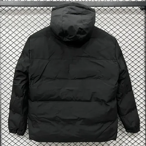 2025-26 XD9901 NK Black Hooded Cotton Coat #棉衣