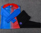 2025-26 PSG Blue Red Kids Half Pull Tracksuit #E25188(童装)(半拉链)