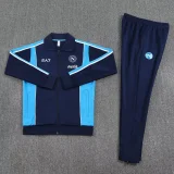 2025-26 Napoli Black Jacket Tracksuit #02