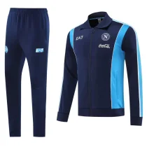 2025-26 Napoli Black Jacket Tracksuit #02