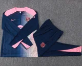 2025-26 BAR Royal blue Kids Half Pull Tracksuit #E25173(童装)(半拉链)