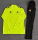 2025-26 Real Betis Fluorescent green Half Pull Tracksuit (Pants Have Pocket)(半拉链)
